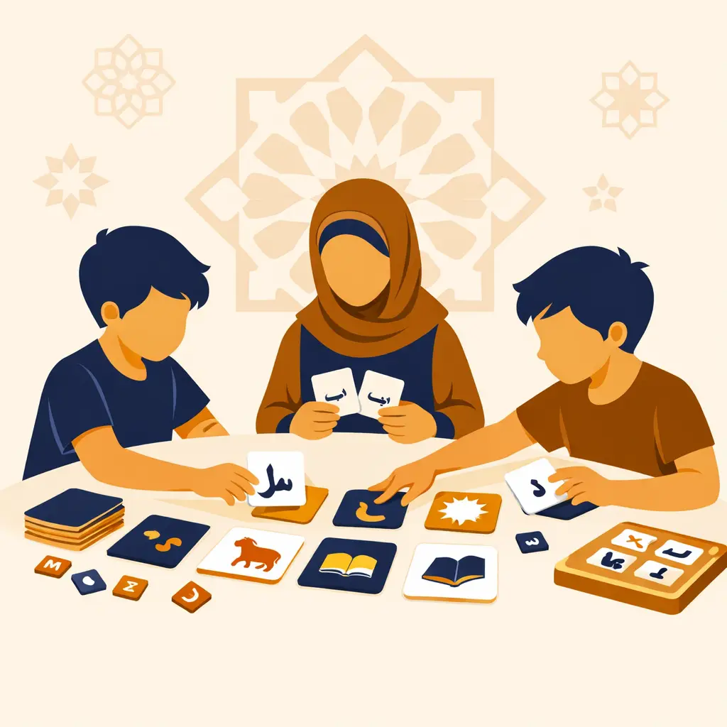 Comment Aider Votre Enfant à Apprendre l'Arabe à Travers les Jeux