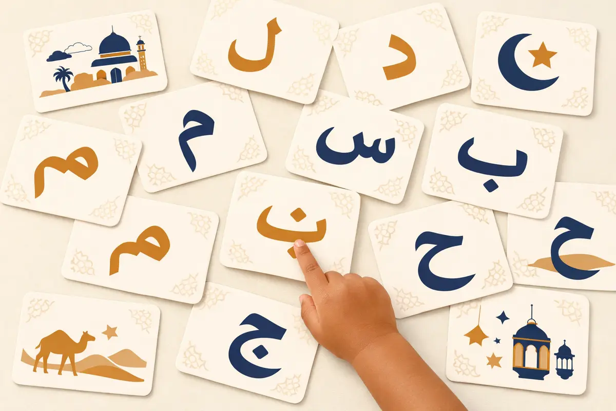Lecture arabe : passer de l'alphabet aux premiers textes